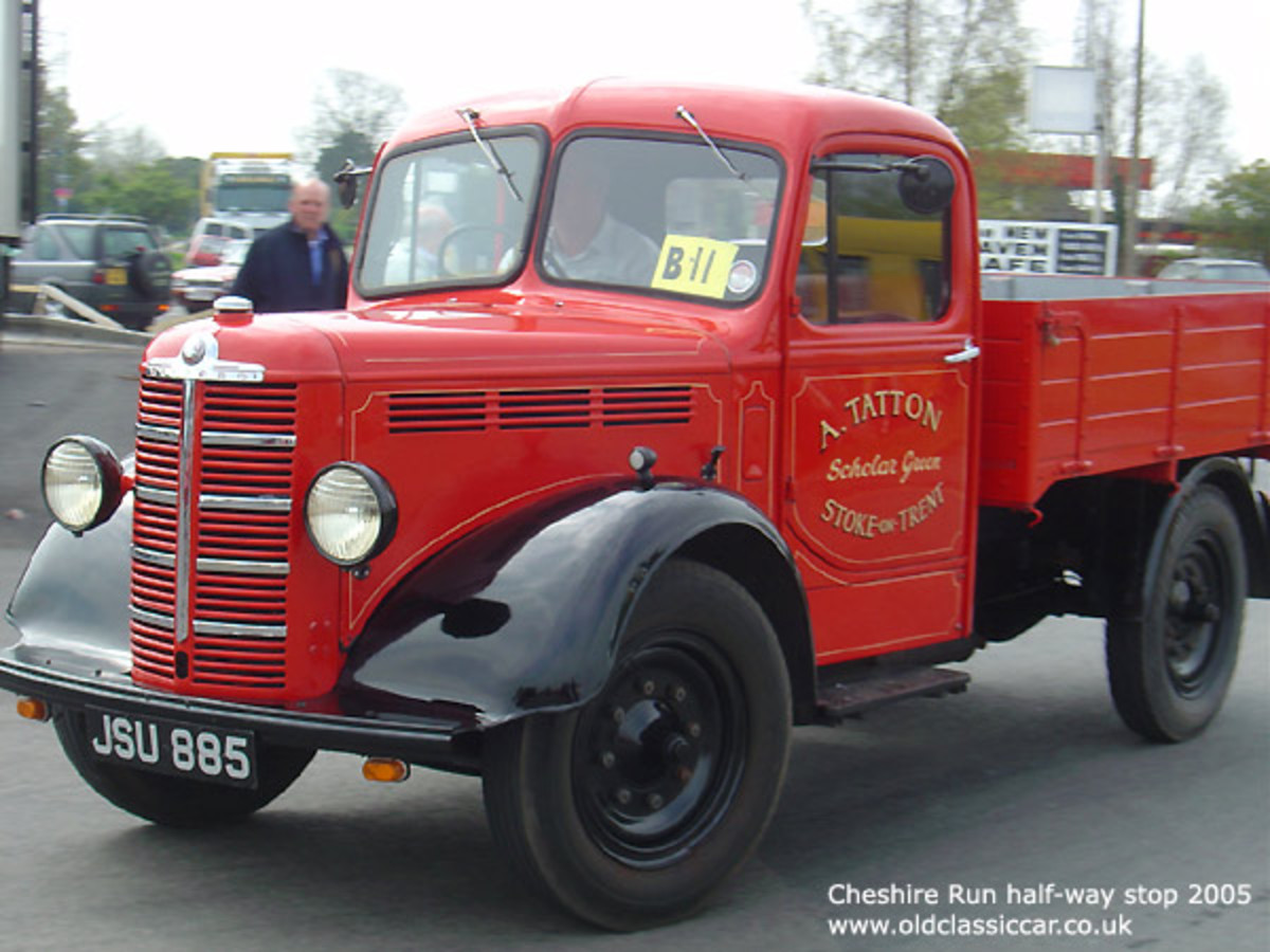 Photo de la série K de Bedford (#44) sur l'événement Cheshire Run classic truck