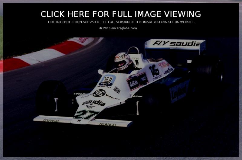 Williams FW07B: Galerie de photos, informations complètes sur le modèle...