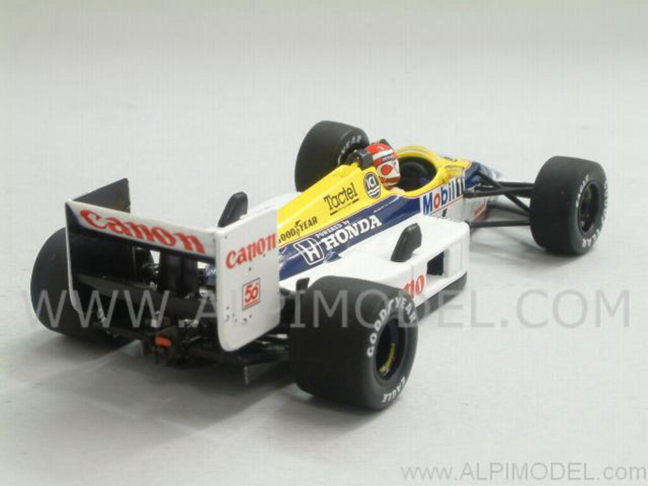 MINICHAMPS Williams FW11B Champion du Monde Honda 1987 Nelson Piquet...