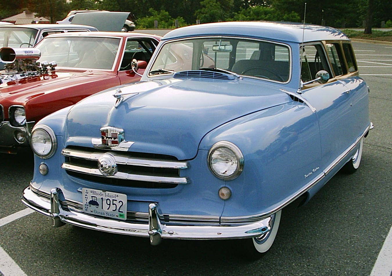 Dossier: 1952 Nash Rambler avant de wagon bleu.jpg - Wikimedia Commons