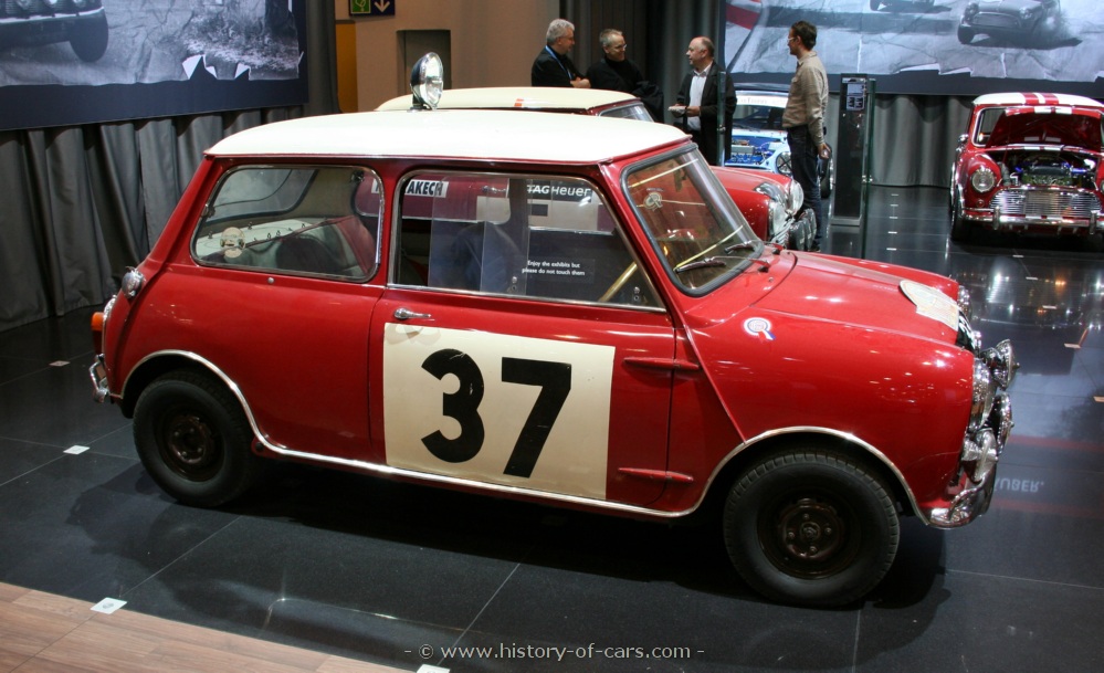 mini 1963 morris mini cooper s rally - l'histoire des voitures...