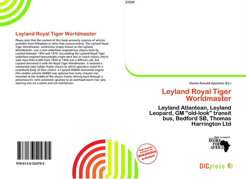 Leyland Royal Tiger Worldmaster, 978-613-6-52479-5, 6136524791 ,