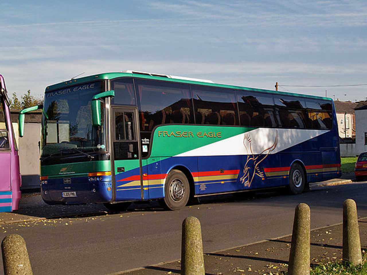 Dossier: Fraser Eagle coach YJ05 PWL VDL Bus SB4000 Van Hool Alizee dans...