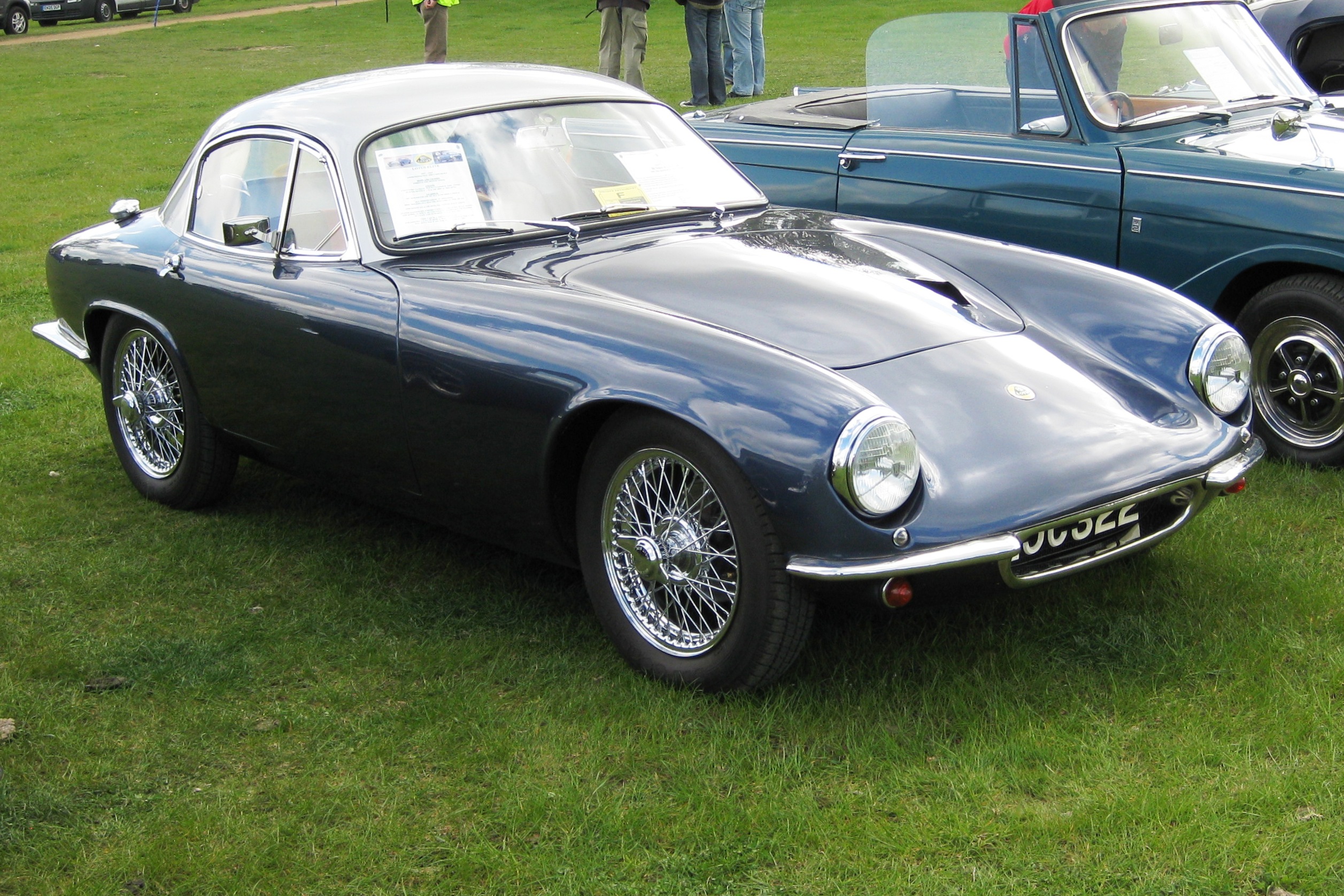 Dossier: Lotus Elite Reg 1962 1460 cc.JPG - Wikimedia Commons