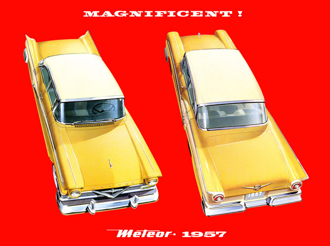 Plan59 :: Art de la voiture classique :: 1957 Meteor Rideau 500