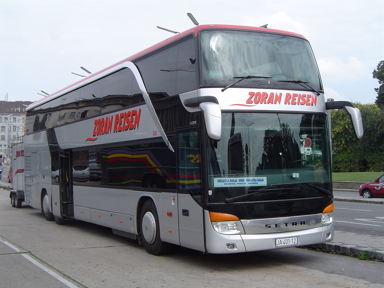 Bus dans le monde entier: Setra S 431 DT - Zoran Reisen - SRB-JA 401-