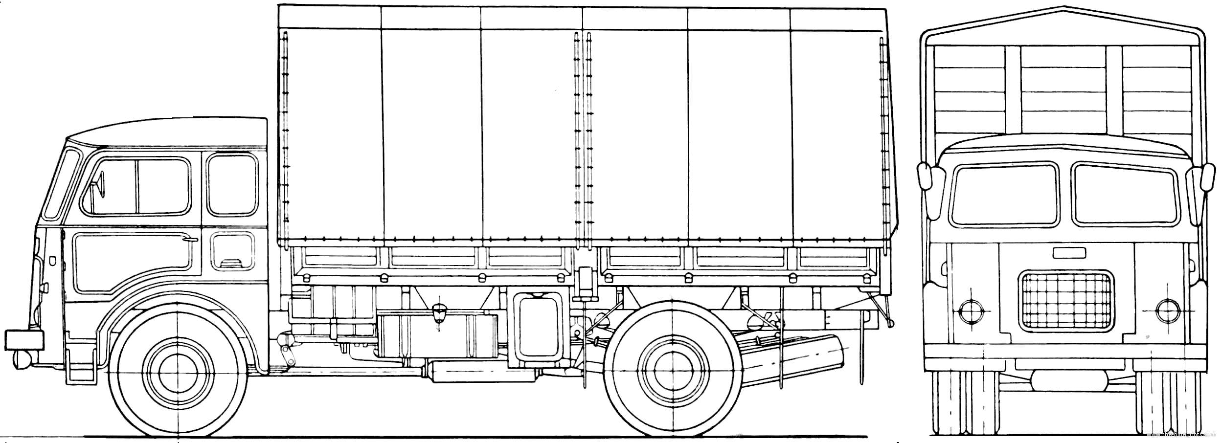 The-Blueprints.com - Plans > Camions > Camions > Jelcz 315E (