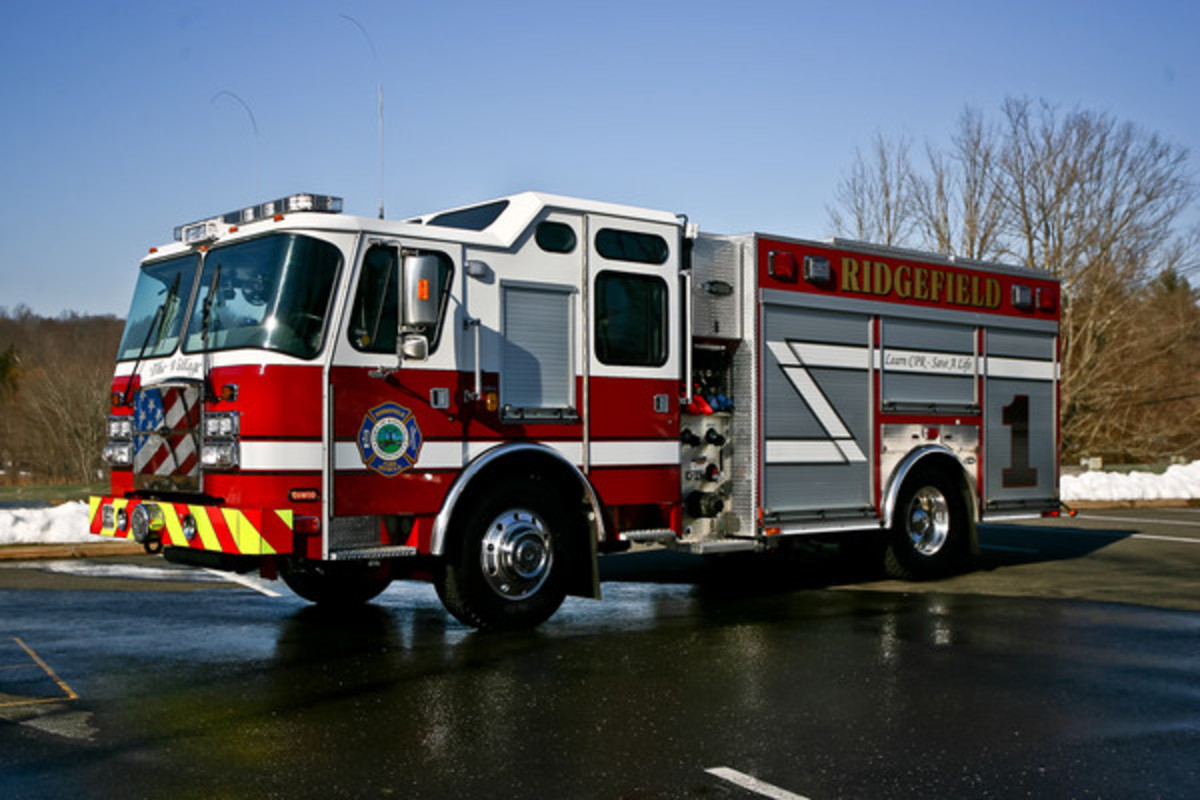 Vitrine: Ridgefield, Connecticut., Moteur 1 - Caserne de pompiers