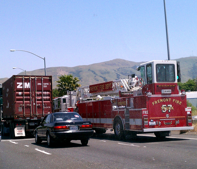 Camion échelle Pierce du Service d'incendie de Fremont / Flickr - Partage de photos!