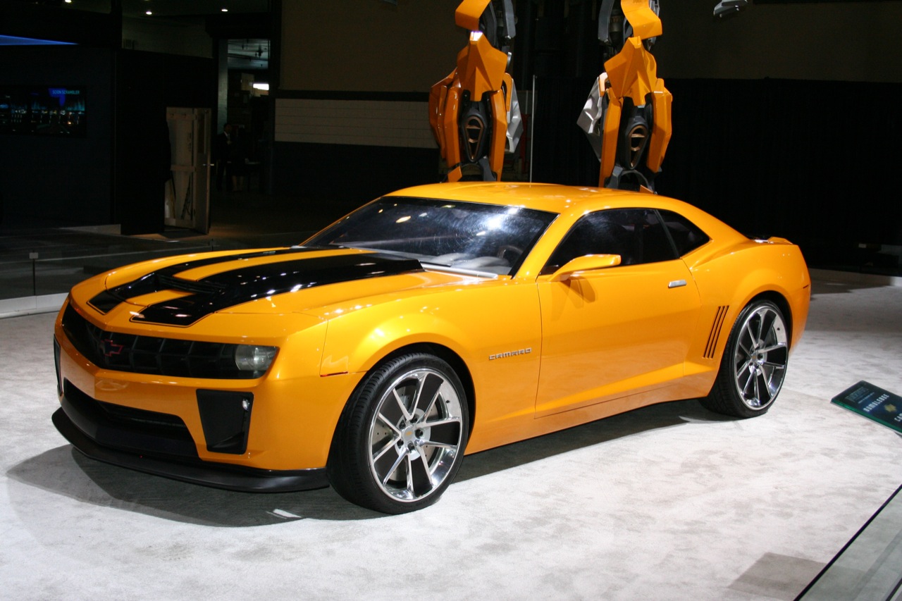 Monde Des Voitures: Chevrolet camaro jaune