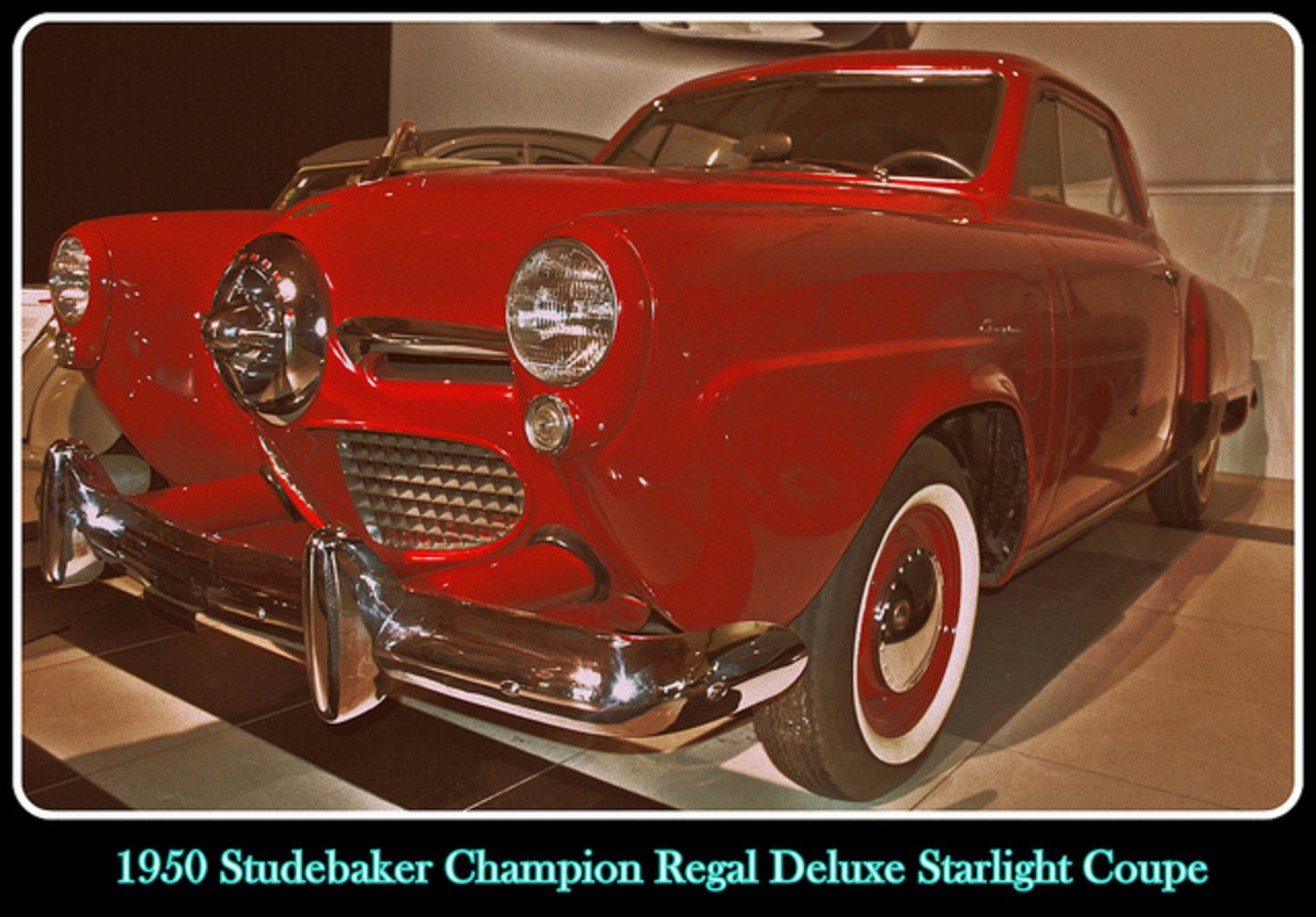Coupe Starlight de Luxe 1950 Studebaker Champion Regal / Flickr...