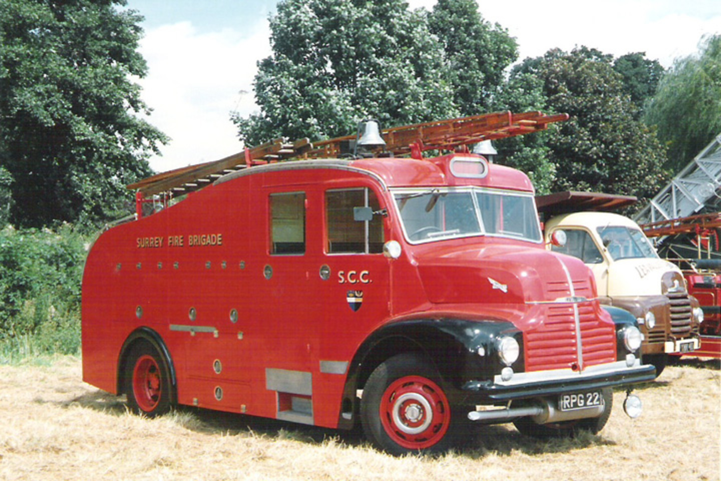 Photos des camions de pompiers - 1952 Leyland Comet / Wendover Water Tender