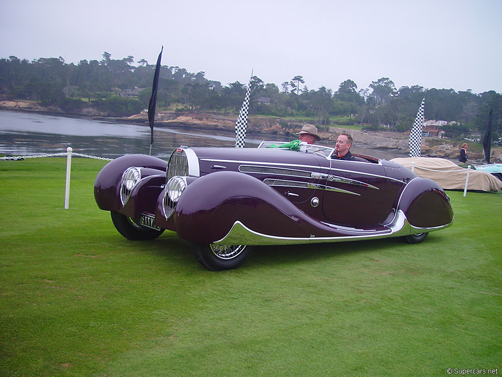 SUPERCARS.NET - Galerie d'images pour la Bugatti Type 57C Van Vooren de 1939...