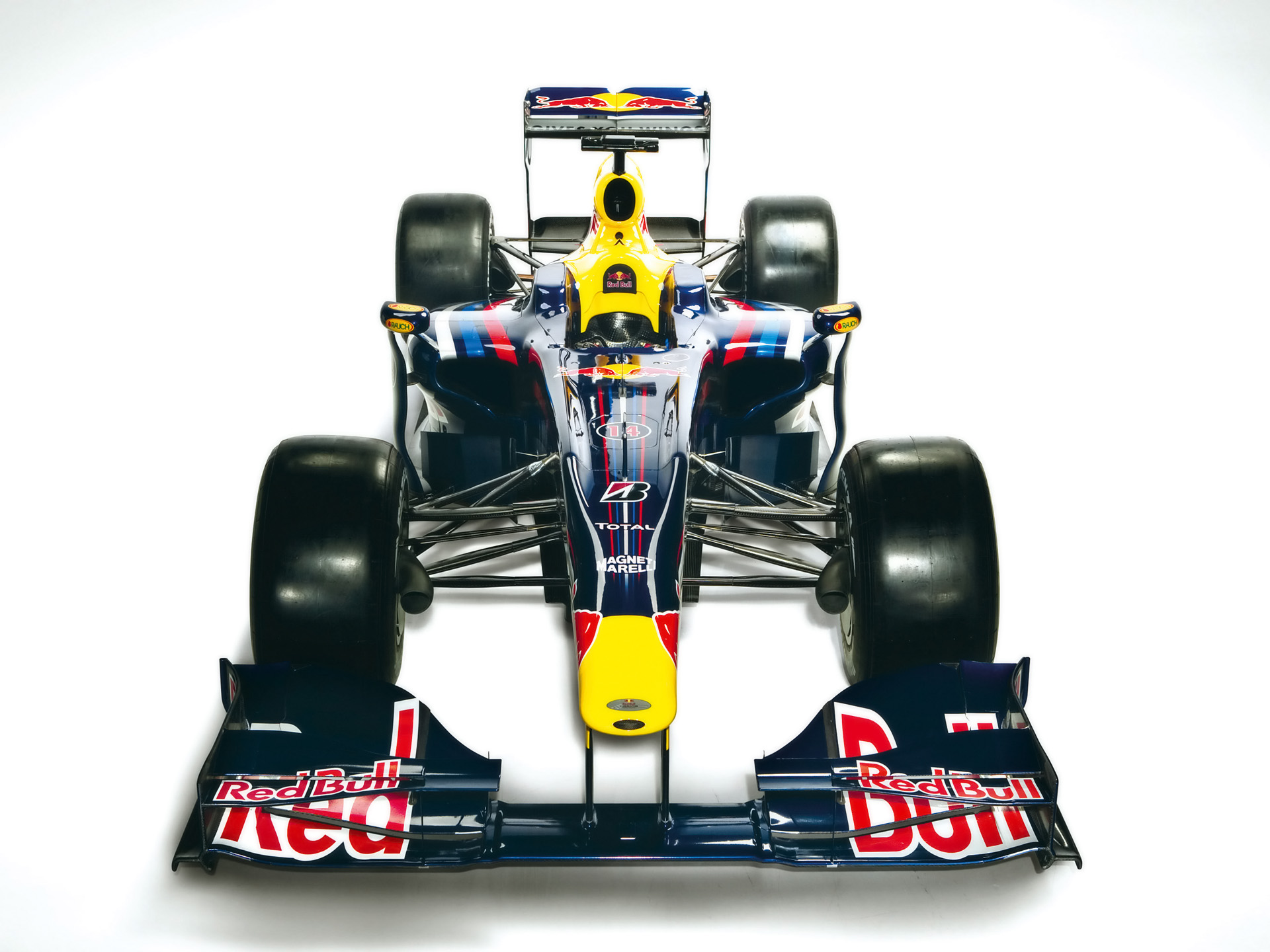 2009 Red Bull RB5 F1 - Avant - 1920x1440 - Fond d'écran