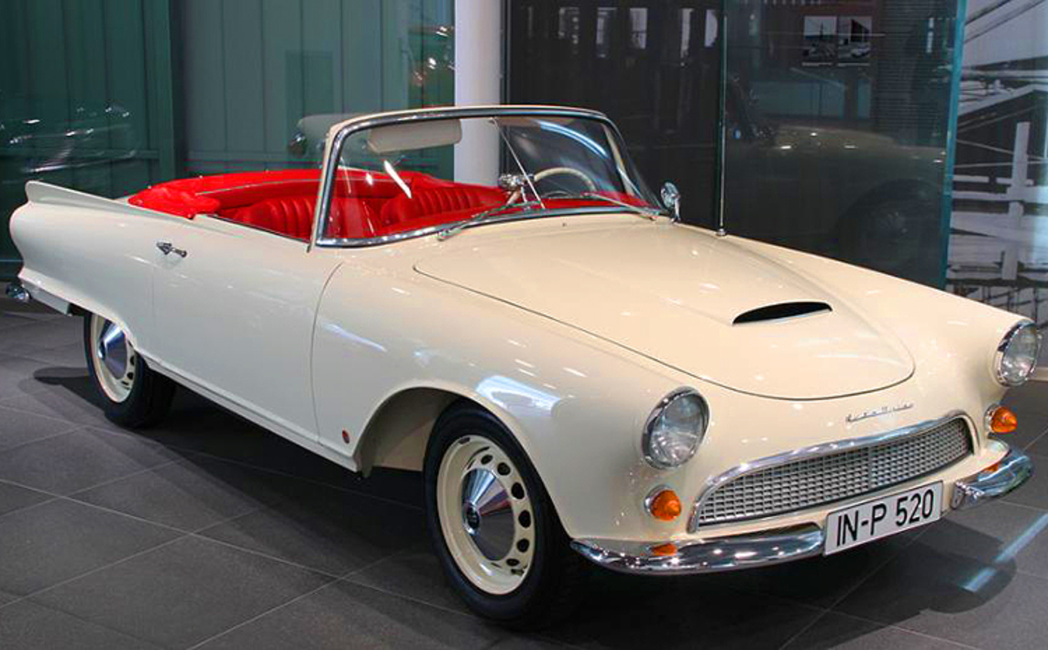 1963 Auto Union 1000 Sp roadster au musée Audi Ingolstadt...
