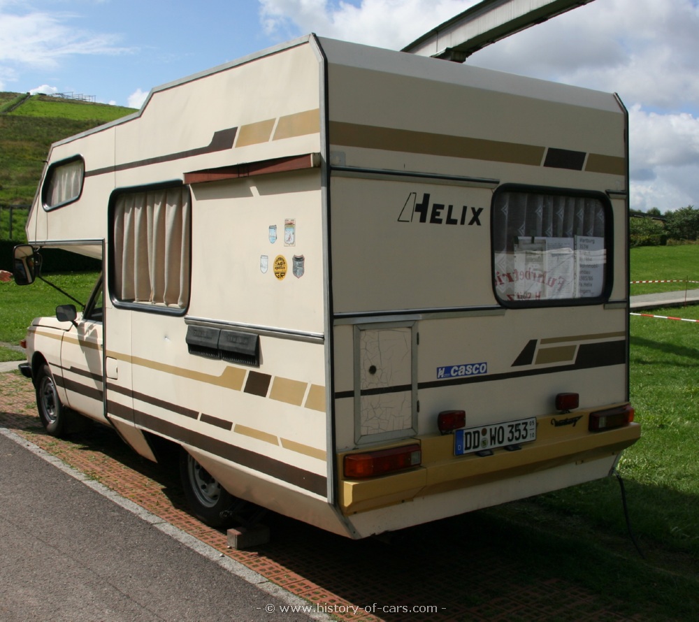 veb sachsenring 1984 wartburg 353w camping-car touristique helix - le...