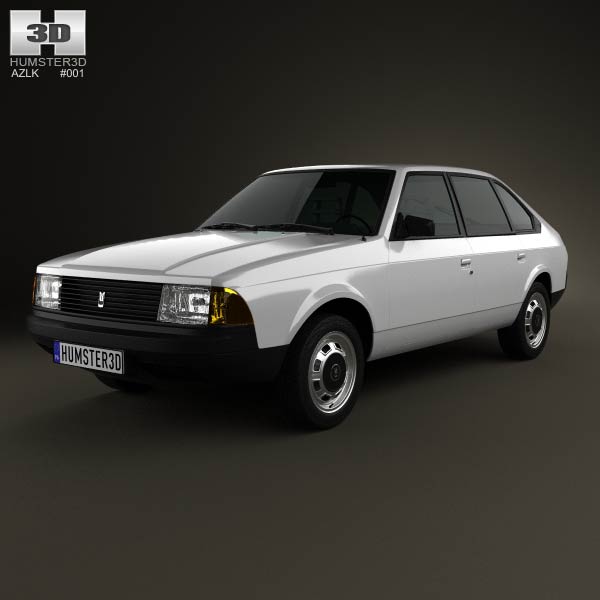 Télécharger le modèle 3D AZLK Moskvitch 2141 Aleko 1986 en.3d.Max .obj...