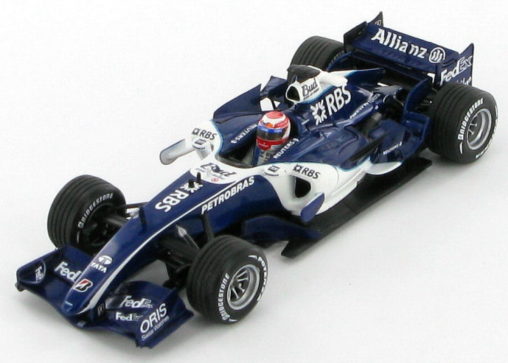 Williams FW28 Toyota Kazumi Nakajima F1 Test Debut 2006 1 43
