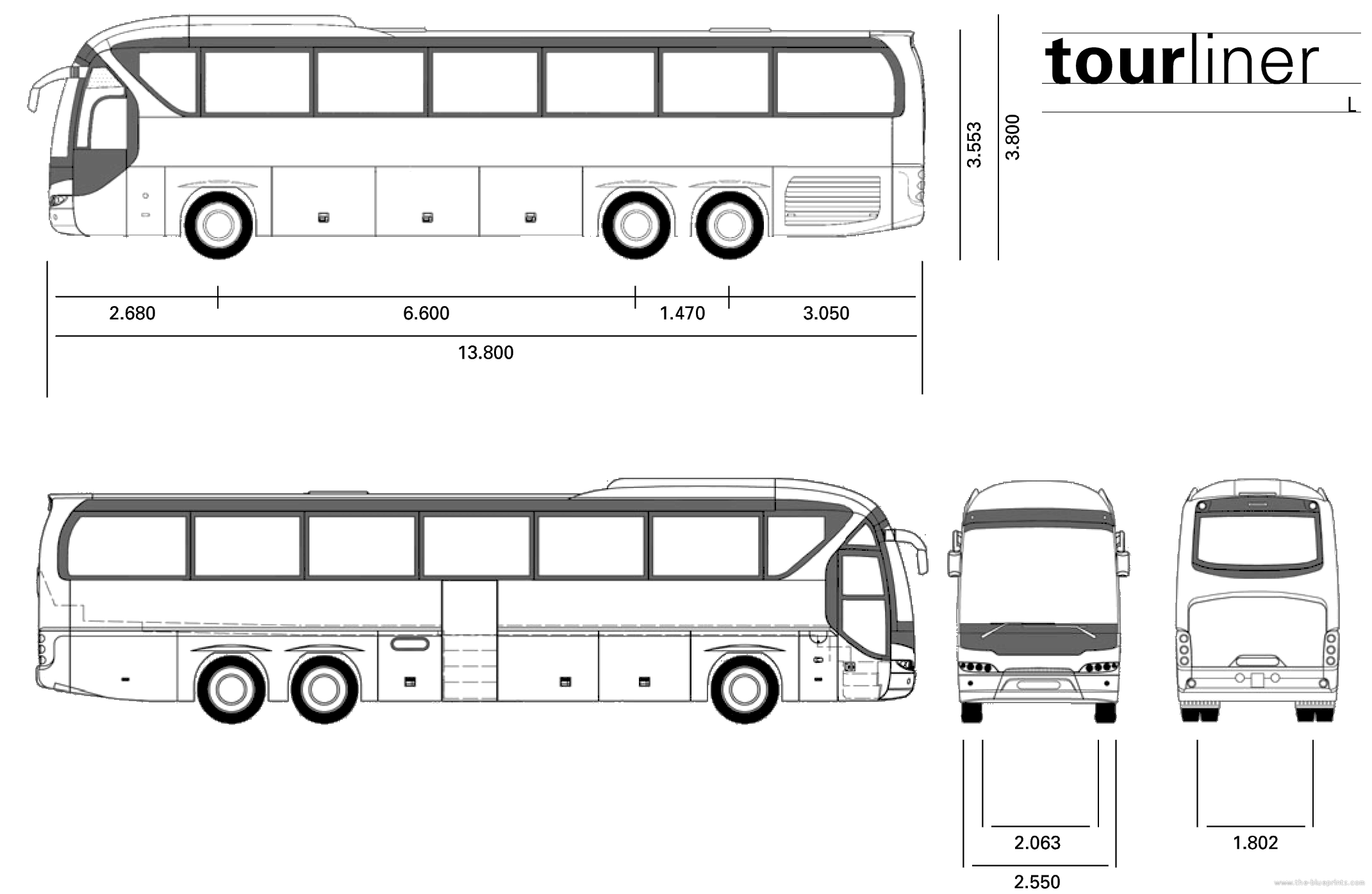 The-Blueprints.com - Plans > Bus > Neoplan > Neoplan...