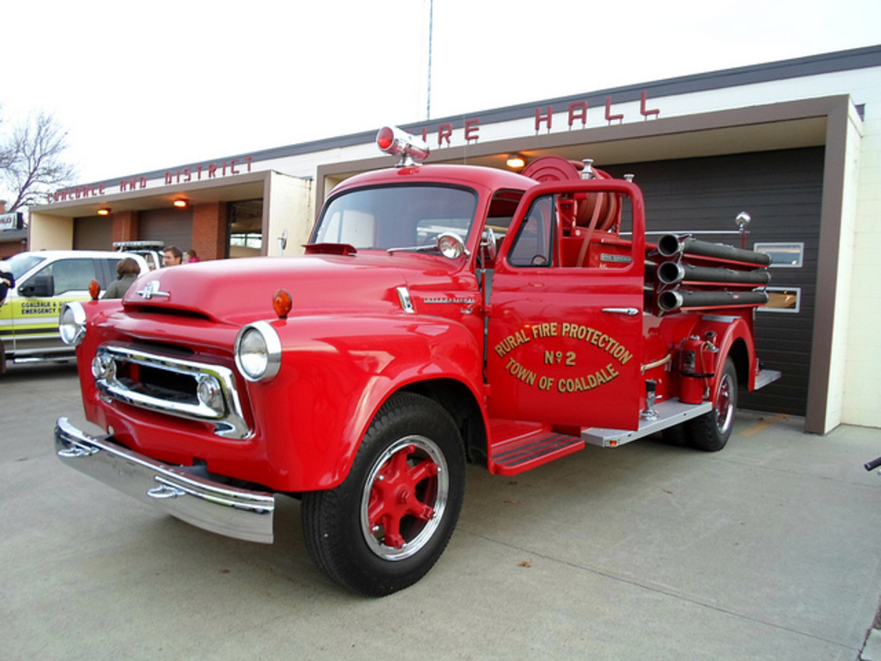 Camion de pompiers International S-160 1956 / Flickr - Partage de photos!