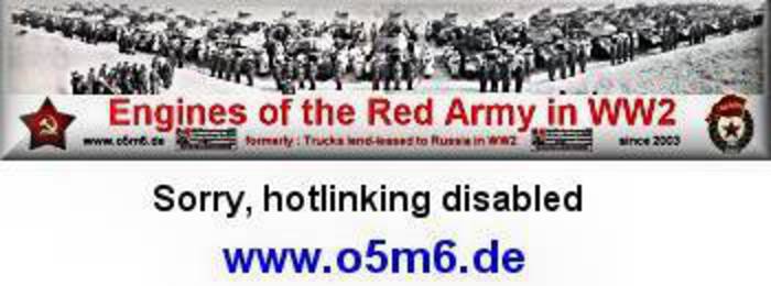 Moteurs de l'Armée rouge dans WW2 - Fusée Studebaker US6 U-3 M-8-48...