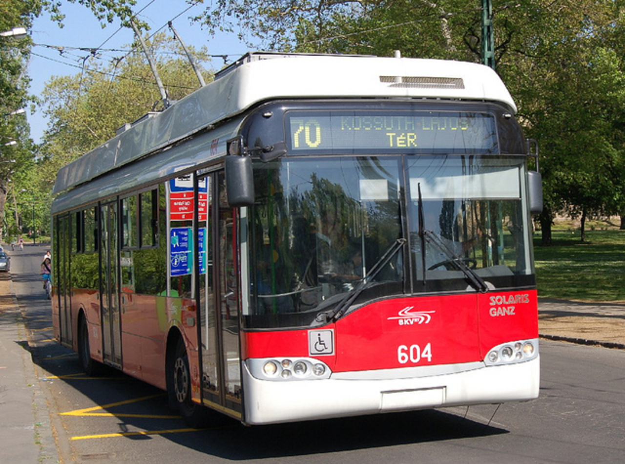 Trolleybus BKV Solaris Ganz 604 - Budapest, Hongrie / Flickr...