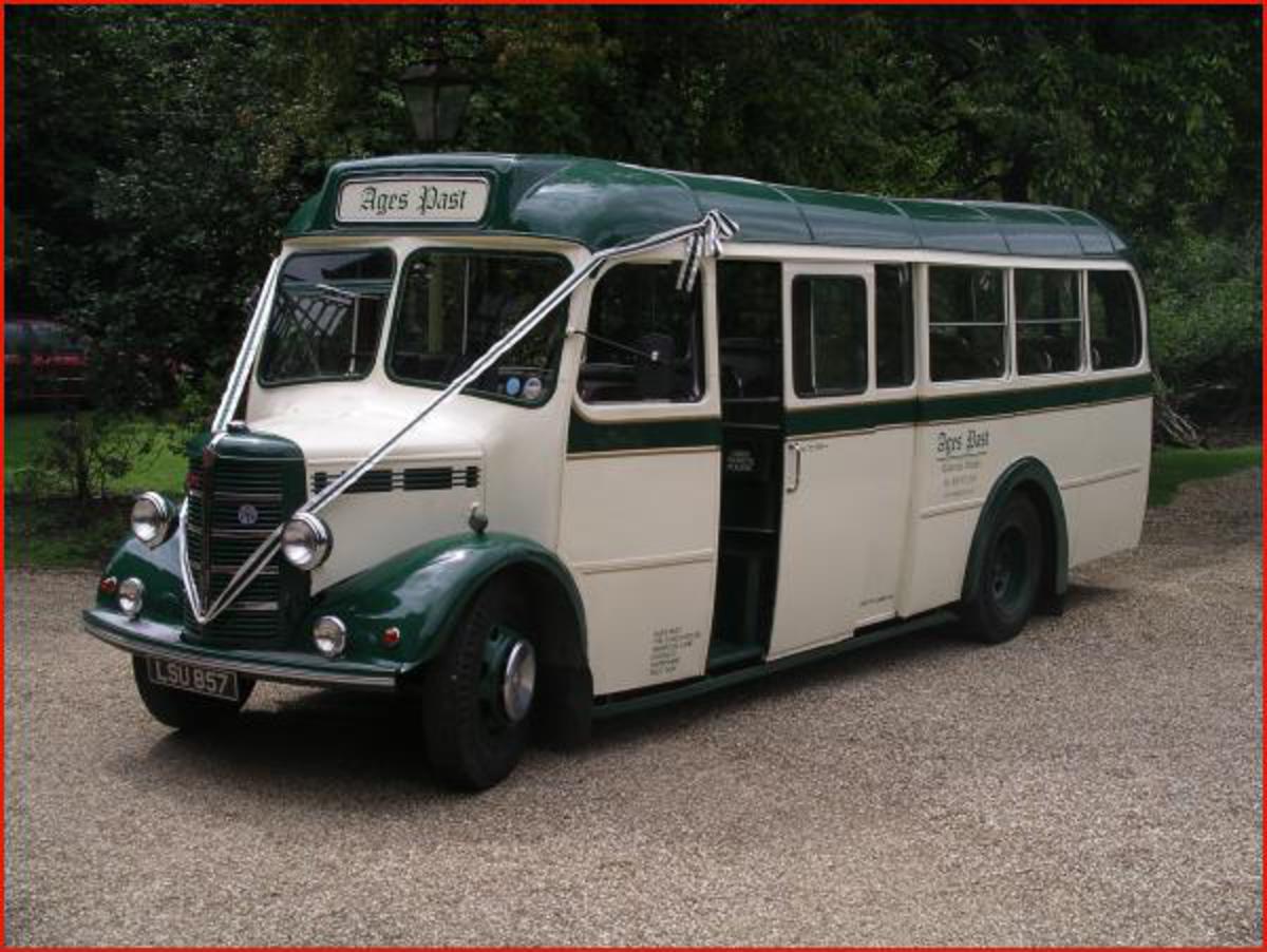 1946 Bedford O.B. autobus à un étage de 28 places - autobus historique...