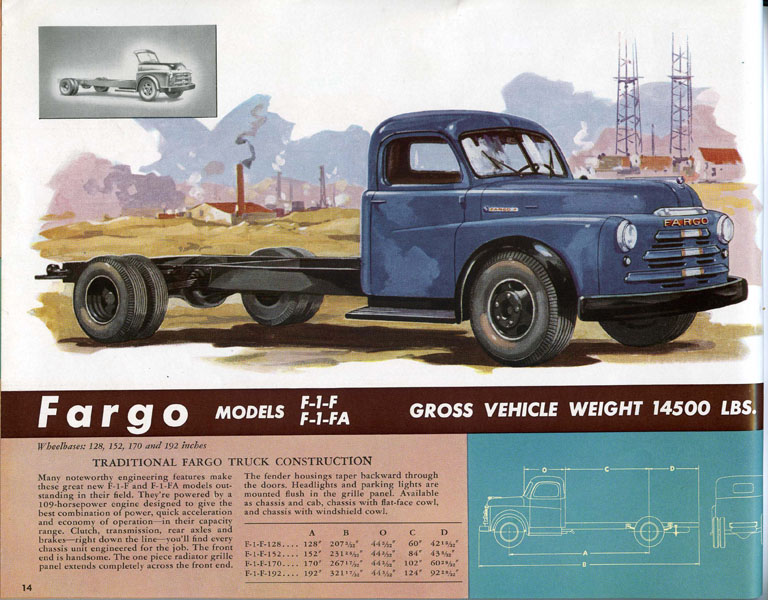Image: Brochure de camion Fargo 1948-53 / Camion Fargo 1948-53-