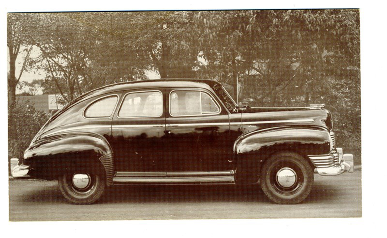 1947 Nash 600 Berline 4 Portes Concessionnaire Carte Postale Publicitaire | eBay