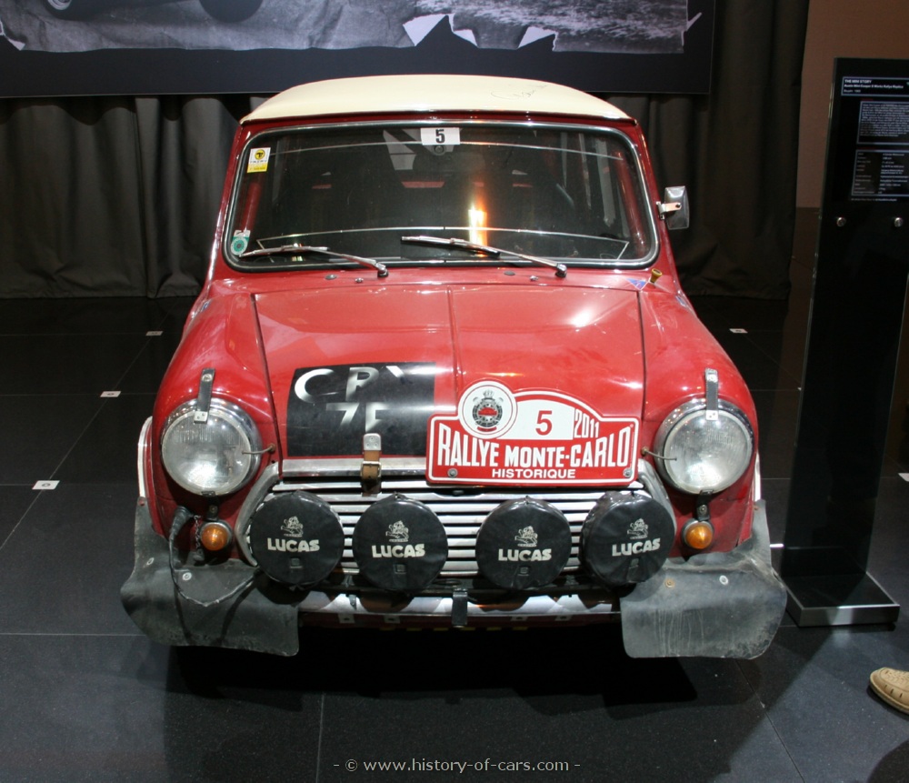 mini 1969 austin mini cooper s works rally - l'histoire des voitures...