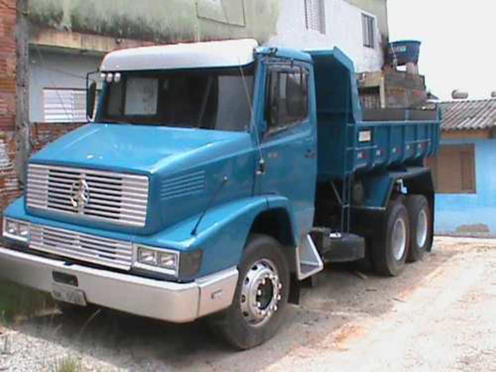 CaminhÃ£o CaÃ§amba Mercedes Benz L1618 Azul pas de MercadoLivre
