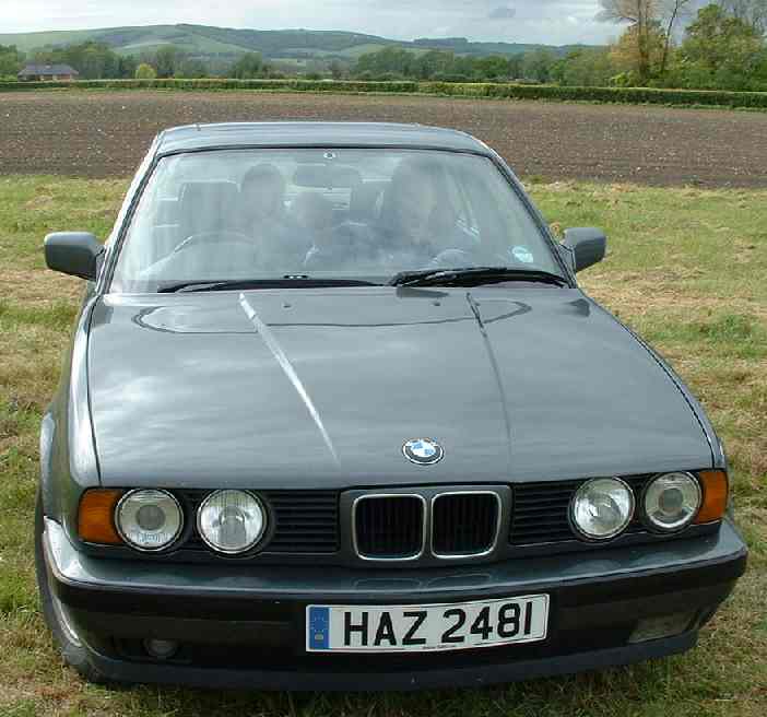 BMW 525i série E34 modèle 1990. modèle 1990 BMW 525i vu ici près de Lewes,
