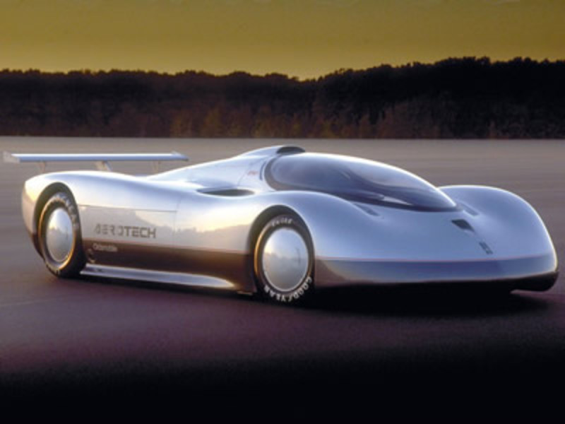 Concept-car Oldsmobile Aerotech. Voir Télécharger le fond d'écran. 400x300. Commentaire
