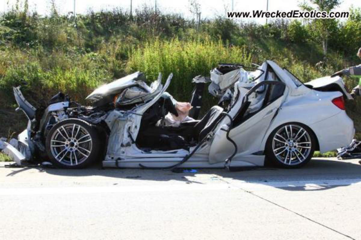 Prototype BMW série 3. La description: un conducteur d'essai BMW de 45 ans a été tué