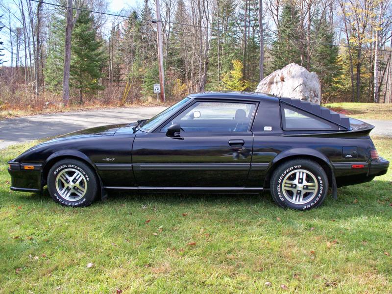 1982 Mazda RX7 GSL, Noir. 21 000 milles originaux.