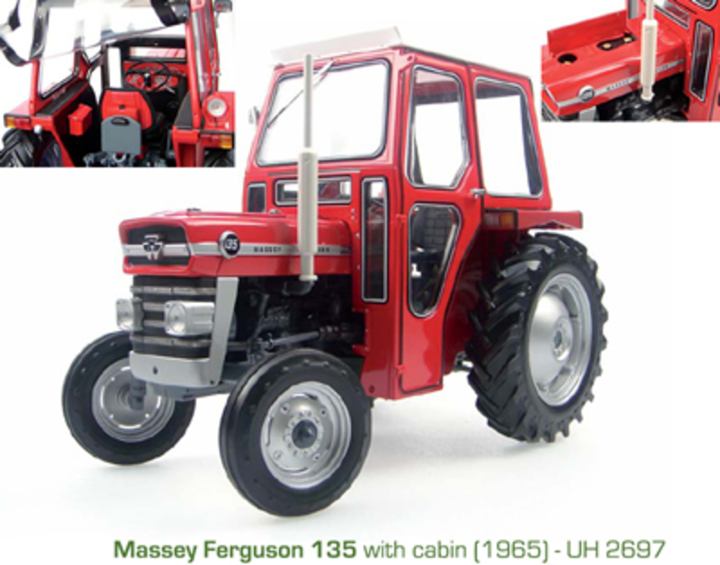 Tracteur modèle 1:16 UH 2697 Massey Ferguson 135 avec cabine