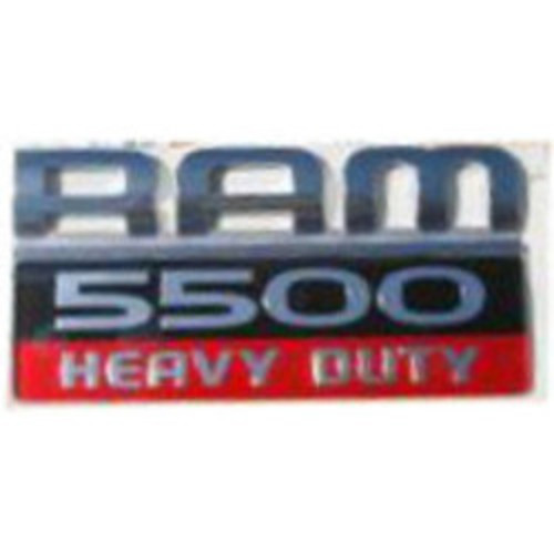 Plaque signalétique d'emblème robuste Dodge RAM 5500 Mopar Free S