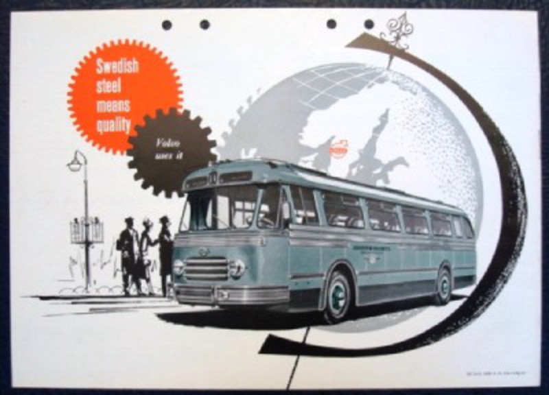 Volvo B727 Bus Coach Chassis Brochure de Vente 1953 Royaume-Uni / eBay