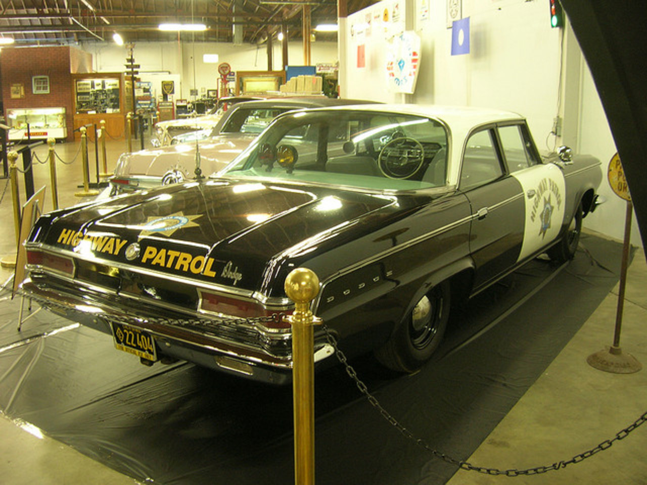 Voiture de patrouille routière Dodge 880 California 1964 1