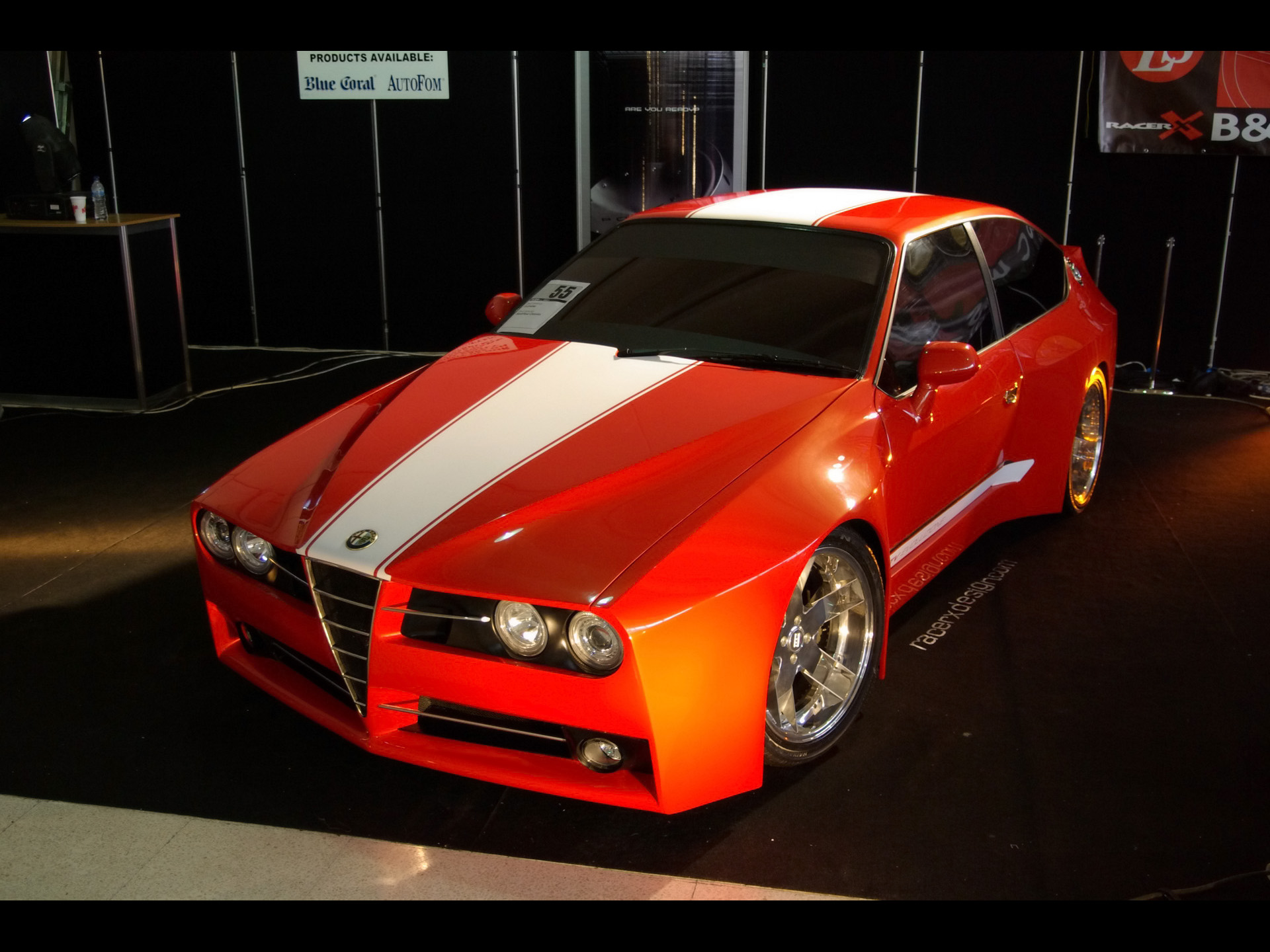 2007 Racer X Design Alfa Romeo GTV Evoluzione Haut d'angle Avant 1 1920x1440