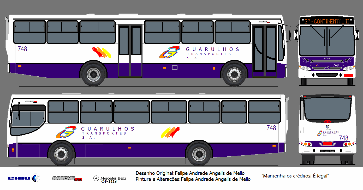 Induscar Apache S21 2007 Mercedes-Benz DE -1418. Fabricant: Caio Induscar