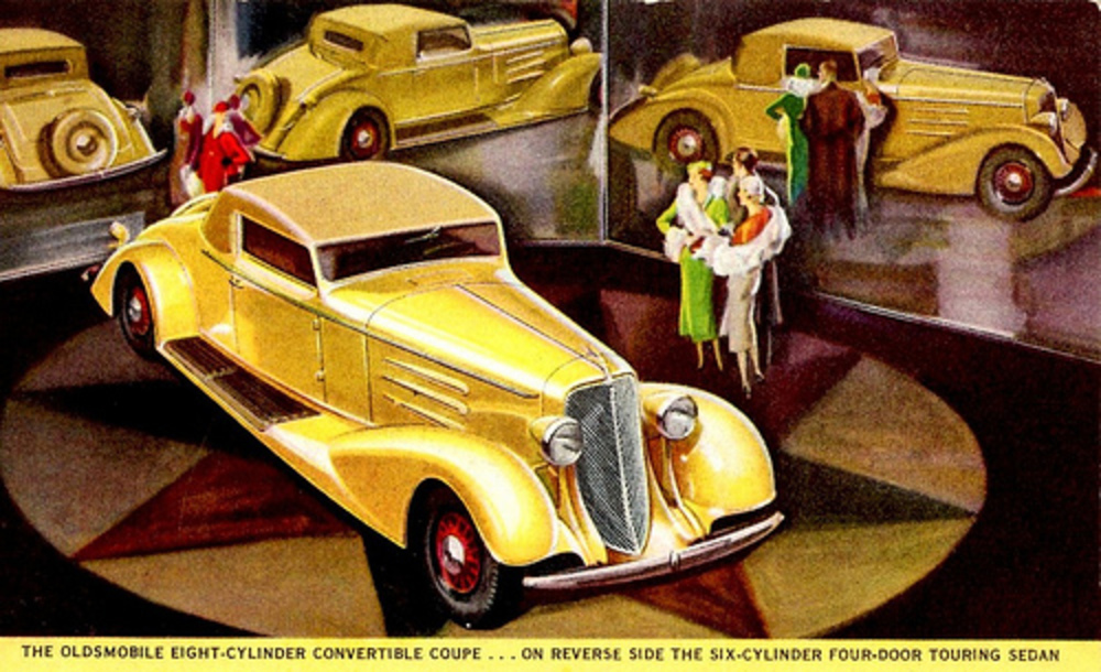 1933 Oldsmobile Huit Cabriolet Coupé