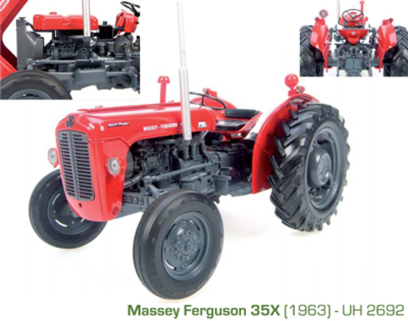 Tracteur modèle 1:16 UH 2692 Massey Ferguson 35 / 35X (MF 35 MF 35X)