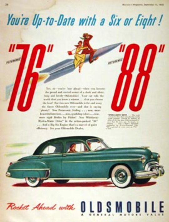 1950 Oldsmobile Futuramic 88 4 Portes