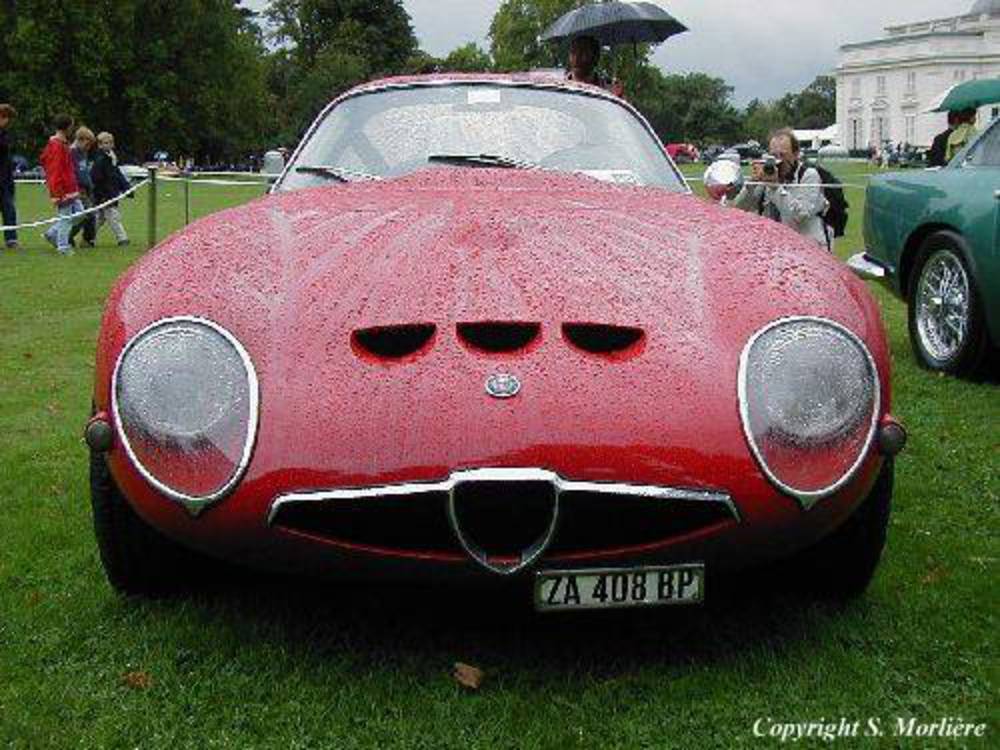 [Fonds d'écran Alfa Romeo TZ1 Coupé Zagato (1964) Avant]
