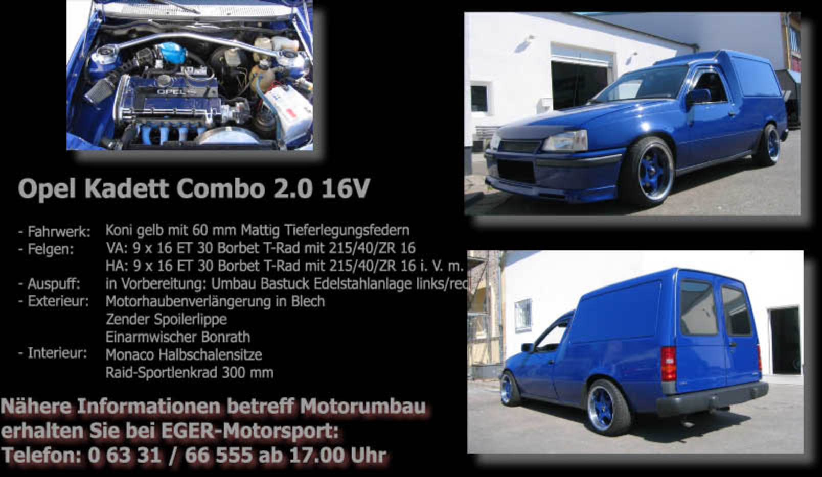 Opel Kadett Combo. Voir Télécharger le fond d'écran. 804x467. Commentaire