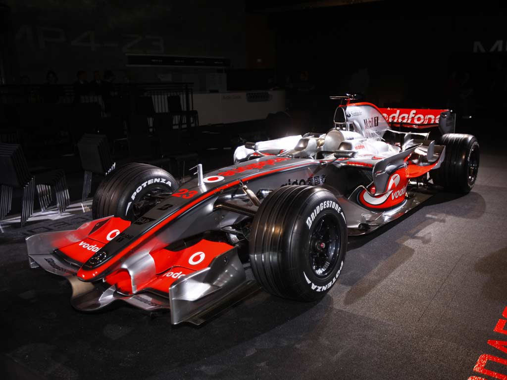 Lancement de la McLaren MP4-23, 2008, 2