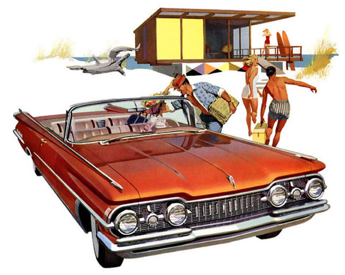 1959 Oldsmobile 98 Cabriolet. Partagez-le: