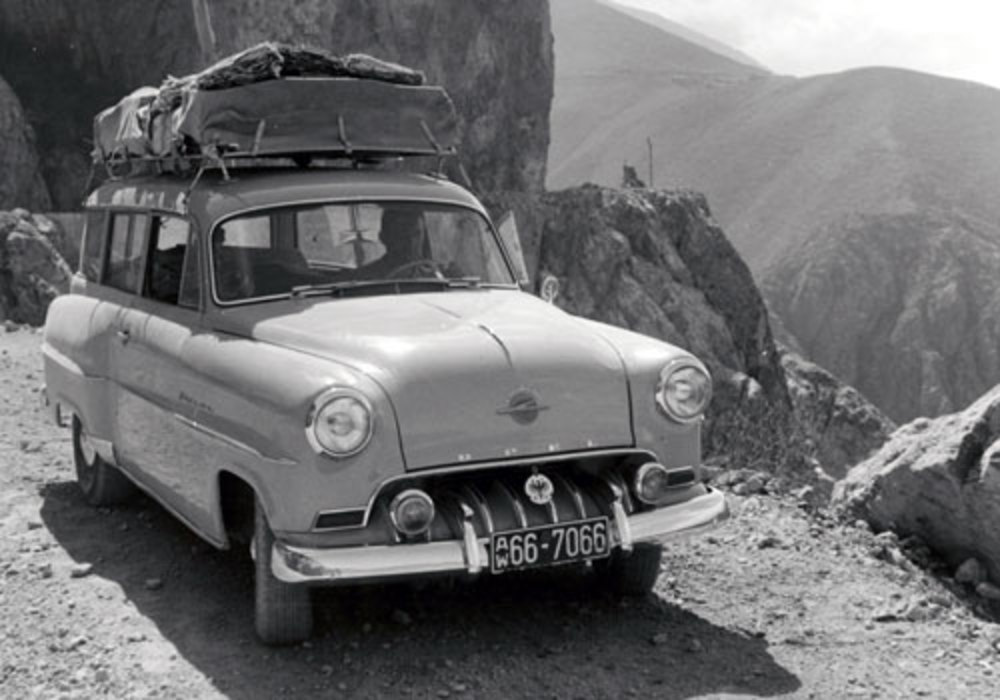 Opel Olympia Rekord Caravan 1954. Contrairement aux classiques,