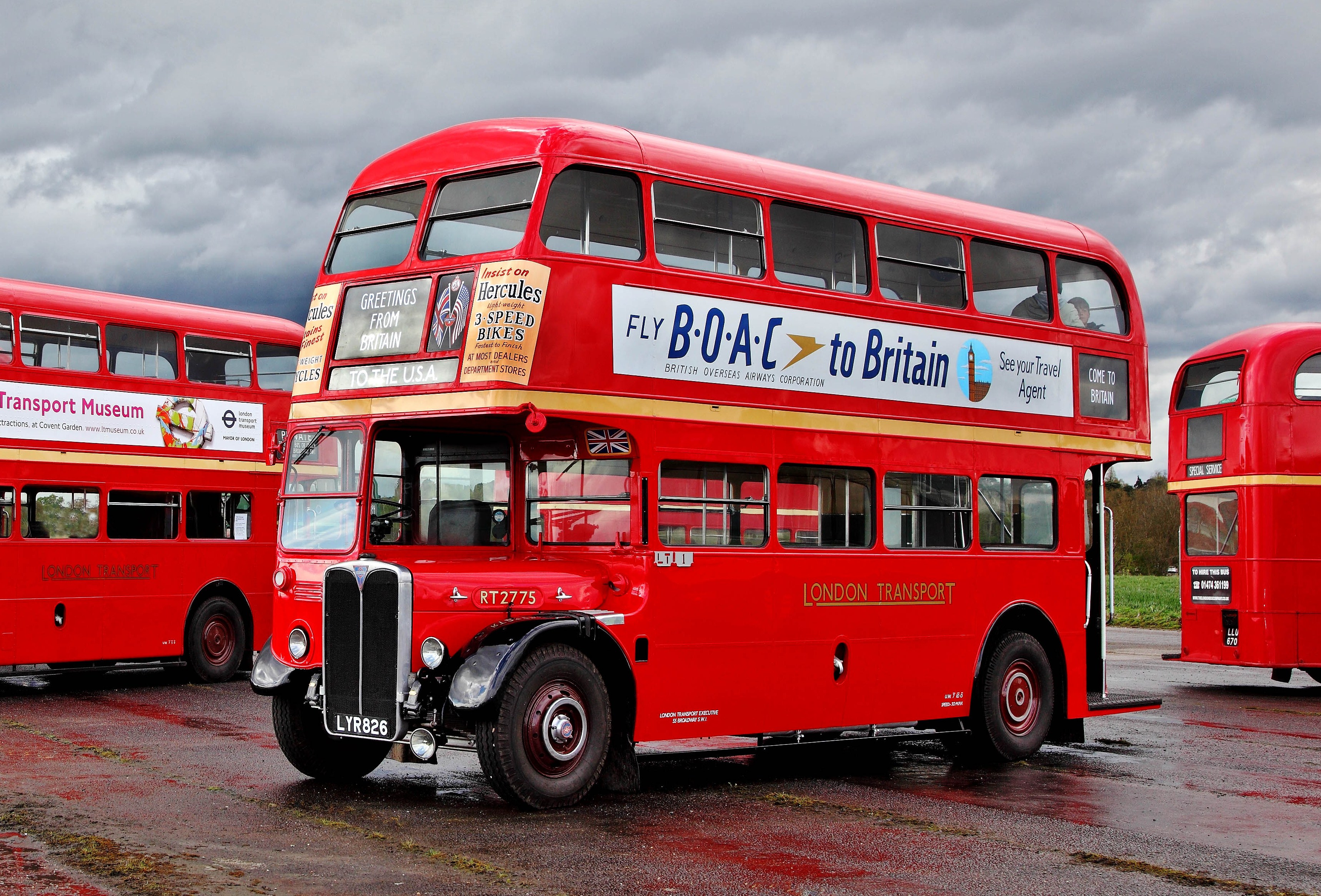 1952 AEC Regent III bus - RT2775 - Musée du bus de Londres